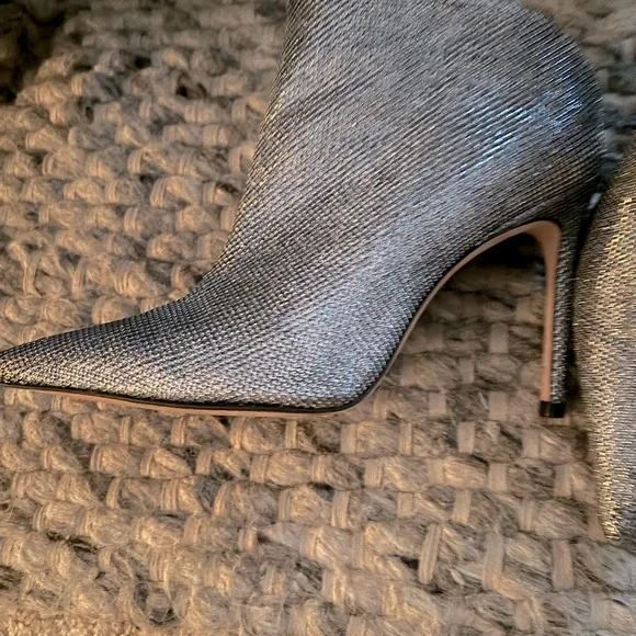 Stuart Weitzman Silver Stiletto Mules - Picture 3 of 4